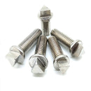Suleve M6ST1 50Pcs M6 External Triangle Bolt Anti Theft 304 Stainless Steel Machine Screw Triangular Washer Head Bolt