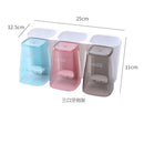 Toothbrush Holder Bathroom Accessories Set Wall Colorful Cup Toothbrush Holder automatic Toothpaste Squeezer