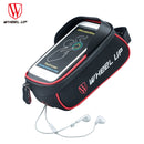 WHEEL UP Bicycle Touchscreen Front Frame Tube Cell Phone Waterproof Bag Bicycle Front Frame Case Hold