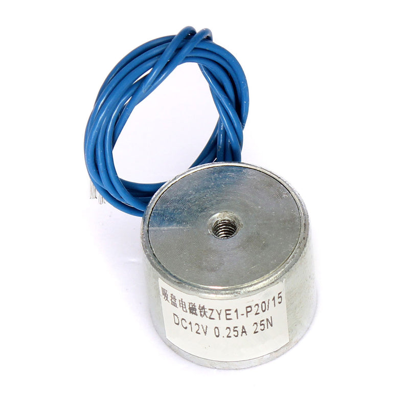 12V DC 5.5 LB 2.5kg Electric Lifting Magnet Electromagnet Solenoid Lift Holding Magnet