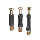 Suleve 125Pcs High Precision Hex Socket Head Cap Screw Bolts and Barrel Nuts Furniture Connecting Screws Accessories Assortment Kit