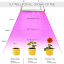 225 LED Plant Light Grow Hydroponic Full Spectrum Indoor Veg Flower Light Lamp