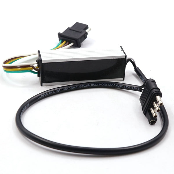 4 Pin Lights Fault Elimination Decoder Wiring Harness With Standard Flat Connector Y-splitter For Trailer