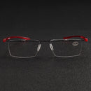 BROADISON Rimless Presbyopia Reading Glasses Super Lightweight Fashionable