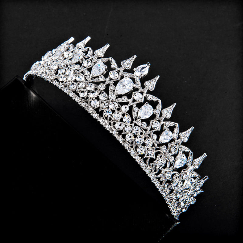 Wedding Prom Jewelry Pageant Crown Headband Crystal Rhinestone Princess Tiara Bridal Headband
