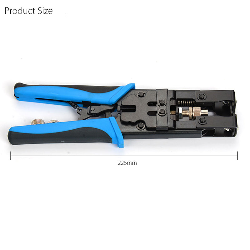Crimper Pliers Tool Coax Compression Crimping Cable Connectors Wire Plier RG59/RG58/RG6 BNC/RCA/F