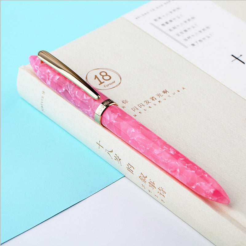 Moonman S1 Acrylic Resin Fountain Pen 0.38mm / 0.5mm Nib Writing Signing Ink Pens Office School Stationery Supplies Gift for Friends Families