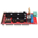 RAMPS 1.4 REPRAP Contoller Board+ Mega2560 + A4988 Drivers Heatsink Kit for 3D Printer