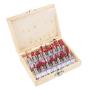 Drillpro 15pcs 1/2 Inch Shank Tungsten Carbide Router Bit Set With Wooden Case Woodworking Cutter