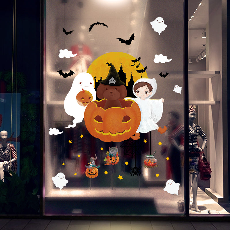 Miico XL627 Cartoon Sticker Halloween Sticker Wall Sticker Room Decoration