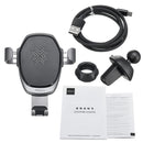 Qi Wireless 360 Gravity Car Fast Charger Mount Holder for iPhone X 8 for Samsung Note 8