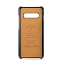 Premium Cowhide Leather Card Slot Protective Case For Samsung Galaxy S10 Plus 6.4 Inch