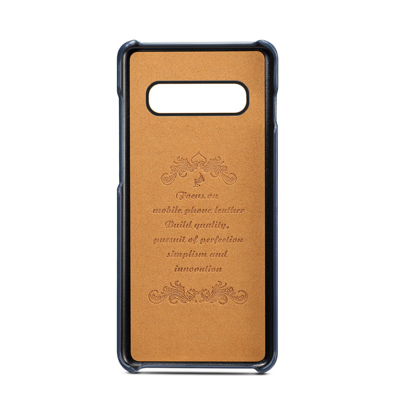 Premium Cowhide Leather Card Slot Protective Case For Samsung Galaxy S10 Plus 6.4 Inch
