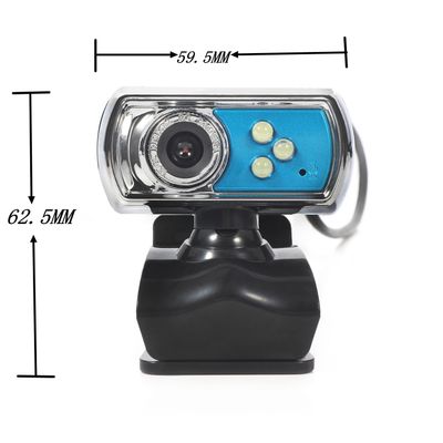 GINWFEIY USB  Laptop Camera 360-degree 500W Pixels 480P HD Resolution With Microphone For Notebook