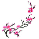 Plum Blossom Flower Applique Clothing Embroidery Patch Fabric Sticker Iron On Patch Sewing Repair