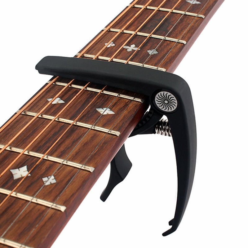 Metal Guitar Capo Quick Change Clamp Key for Acoustic Electric Guitar Ukulele
