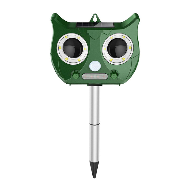 [Basic version]Portable Solar Battery Powered Ultrasonic Outdoor Pest And Animal Repeller Rat Repeller Get All Animal Invaders Friendly