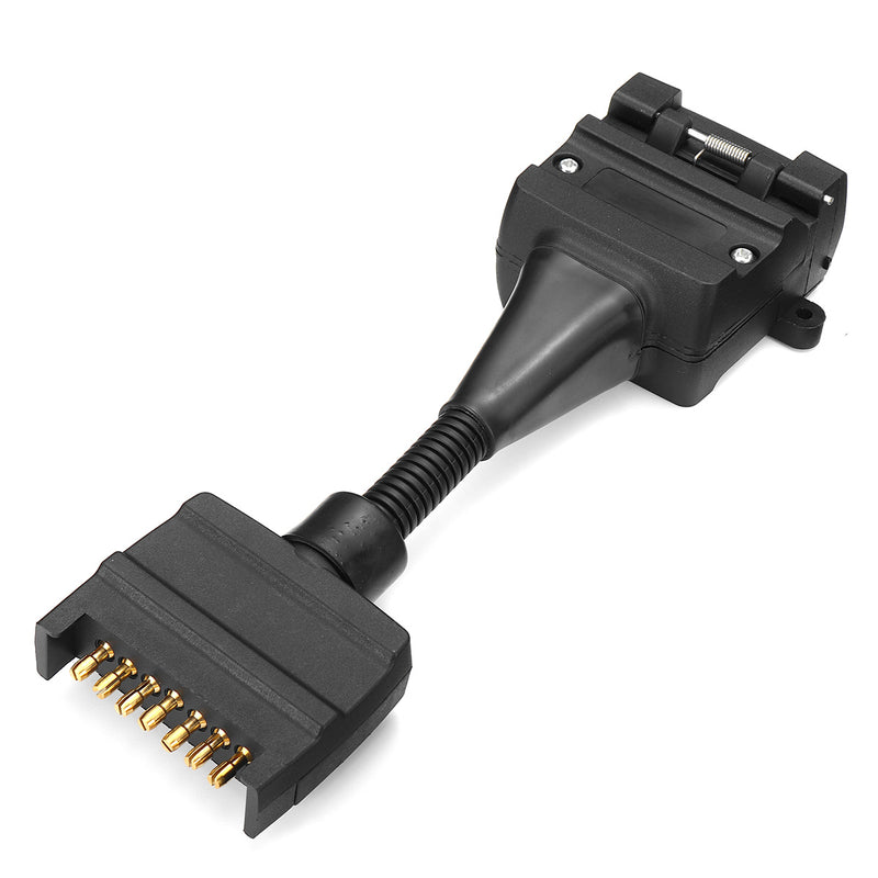 7Pin Female To 12Pin Male Trailer Adapter Electric Tow Converter Plug