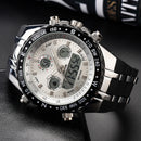 STRYVE S8002 Dual Display Digital Watch Luminous Chronograph Stopwatch Calendar Alarm Outdoor Watch