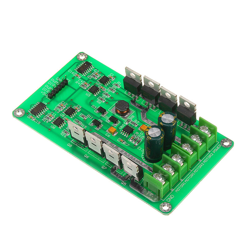 3V-36V DC H-Bridge Dual Motor Driver Drive Module Board MOSFET IRF3205 with Brake Function