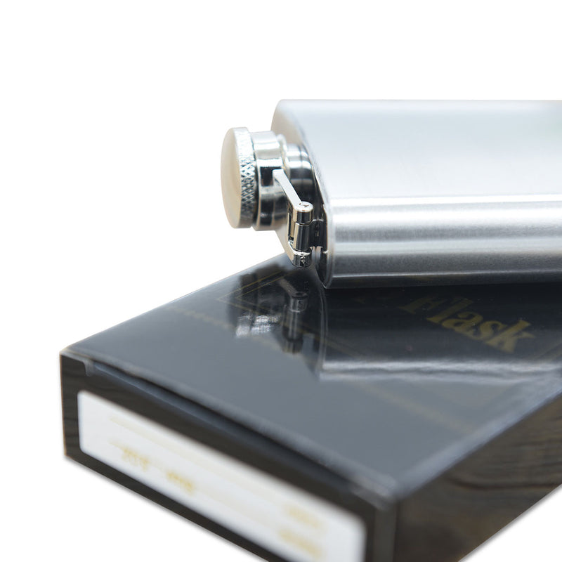 4oz Portable Hip Flask Stainless Steel Pocket Alcohol Whiskey Liquor Screw Cap Men's Gift Outdoor