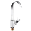 Square Single Lever Sink Faucet Mixer Tap SwiveI Spout Brass Kitchen Bathroom