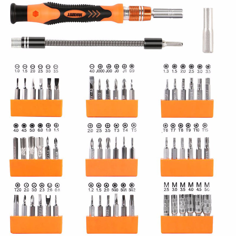 JAKEMY JM-8125 58 in 1 Electric Multitool Screwdriver Kit Repairtools