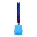 Drillpro 6mm Shank 22/25/32/42/52mm Tungsten Carbide Milling Cutter Blue Nano Coated End Mill