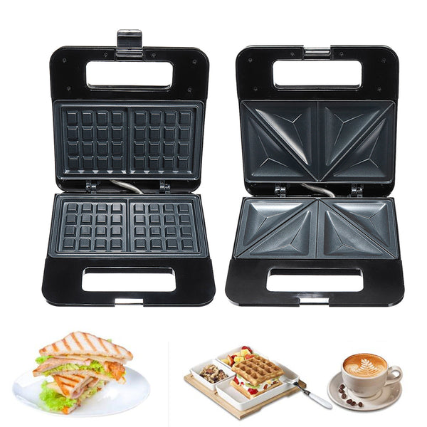 220V 750W Household Electric Sandwich Waffle Maker Machine Breakfast Baker