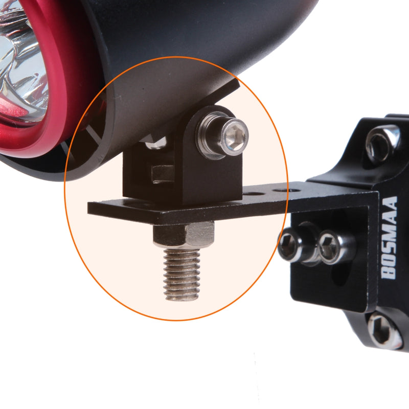 BOSMAA G90 Universal LED Headlight Expansion Mounting Bracket Spotlight Holder Lamp Clamp For Car Motorcycle UTV ATV Ect