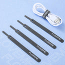 Floveme 20 PCS 14cm Long Strong Adhesive Cable Management Winder Wire Organizer Earphone Clip
