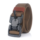 AWMN MB19 125cm x 3.8cm Military Tactical Belt Adjustable Nylon Belt Waist Belt Polyester Magnetic Buckle
