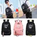 15.6 Inch Anti-Theft Laptop USB Backpack Luminous Outdoor Travel School Bag Men Women