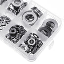 Suleve MXSW8 400Pcs Stainless Steel Flat Washer Assortment Set M2/2.5/3/4/5/6/8/10