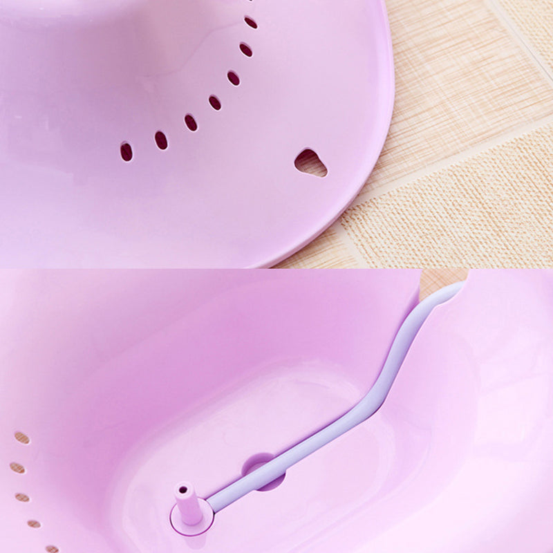 2.5L Portable Bidet Sitz Bath Tub Washing Nursing Basin Kit With Sprayer On Toilet