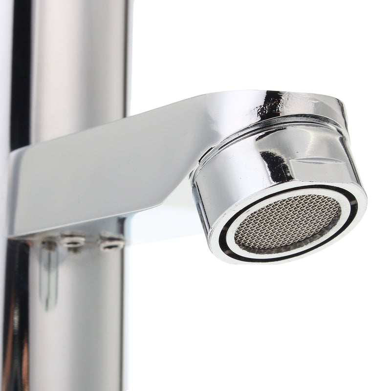 Brass Chrome Waterfall Bathroom Basin Faucet Single Handle Sink Cold & Hot Mixer Tap