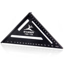 RDEER 150mm Angle Ruler Aluminun Alloy Triangle Ruler For DIY Home Builders Artists Woodworking Measuring Tools