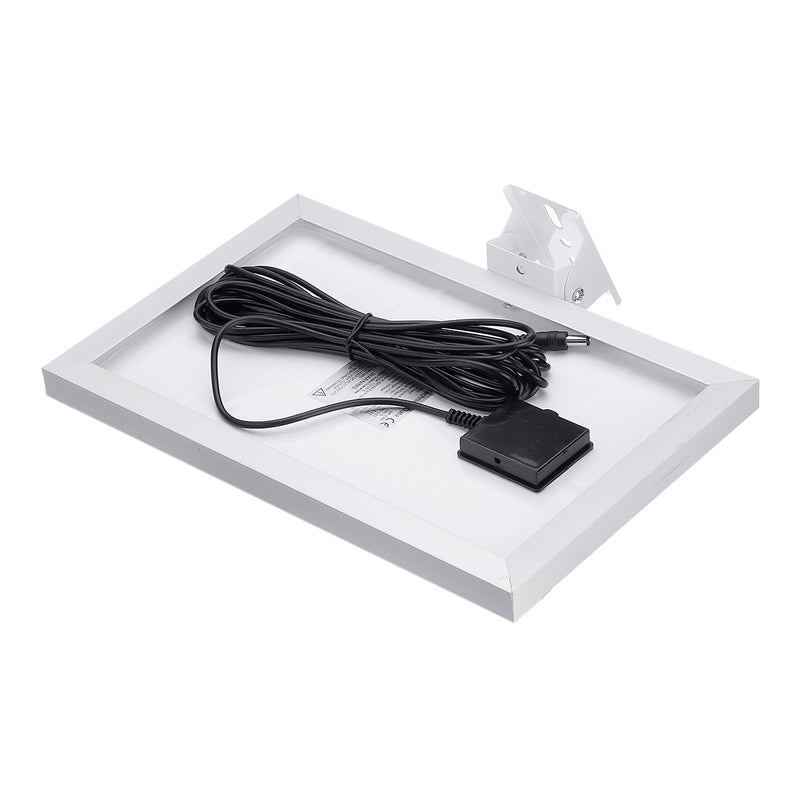 4W LED Motion Sensor Detector Solar Light IP65 Waterproof Security Alarm System Kit Voice Alarm with Solar Powered Human Body Induction Lamp