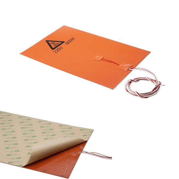 200x300mm 220V 600W Silicone Heated Bed Heating Pad For 3D Printer