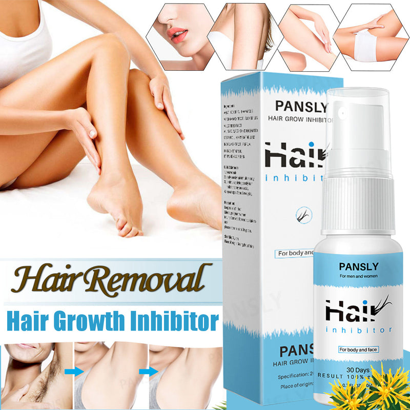 20ml Natural Sprayer & Wipe Hair Removal Spray Away Painless Hair Remover Body Care