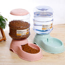3.8L Automatic Pet Feeder Food Feeder Dog Cat Water Dispenser Drink Bowl