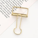 Creative Hollow Color Dovetail Badge Clip 10 Pcs
