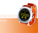 EX19 Smart Bracelet Metal Case Full View Luminous Dial Pedometer Stopwatch Fitness Band Water Resistant Long Standby