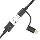 Xiaomi Youpin XM2001 2 in 1 Micro USB + Lightning for Data Cable for iPhone S8 Plus X