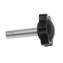 Suleve M8TS1 10Pcs M8 30mm Star Shape Head Thread Knurled Thumb Screw Clamping Grip Knob Screw