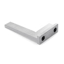 DIN875-2 75 x 50mm Stainless Steel 90 Degree Square Ruler Wide Base Gauge for Woodworking