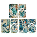 Bathroom Toilet Camping Mat Set Non Slip Carpet Rug PVC Seat Cover Cushion Home Decorations