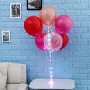 LED Plastic Balloon Stand Base Clear Balloon Stand Birthday Wedding Party Decorations