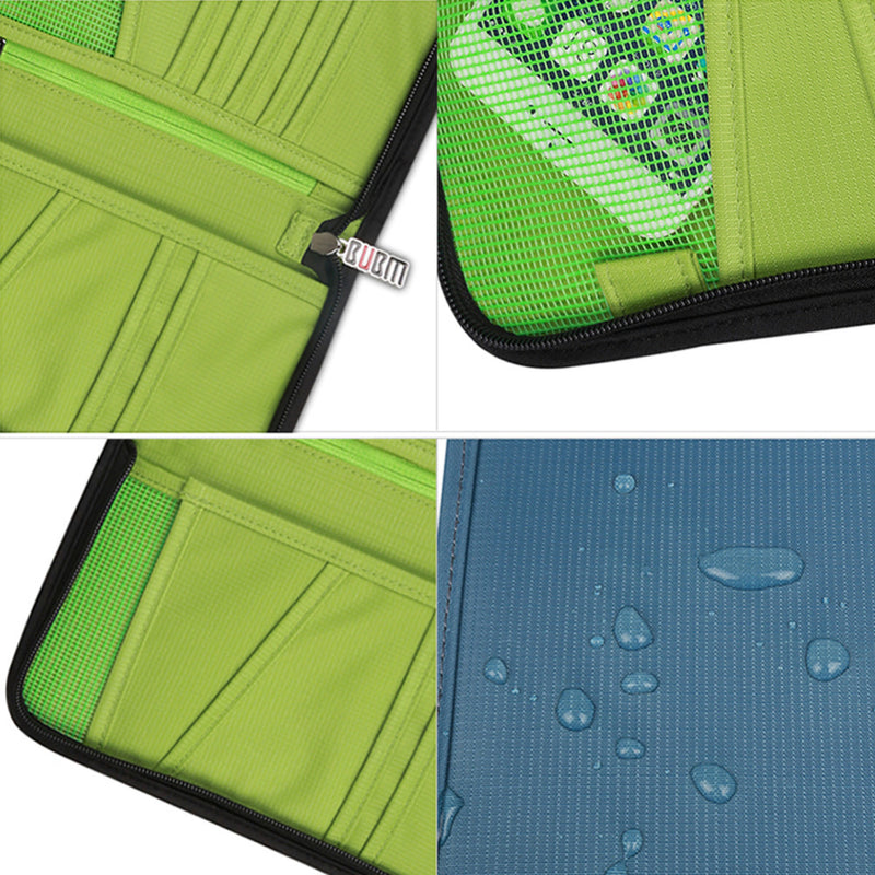 BUBM THZ-SL Travel Passport Holder Documents Organizer Money ID Card Cover Wallet Cash Pouch