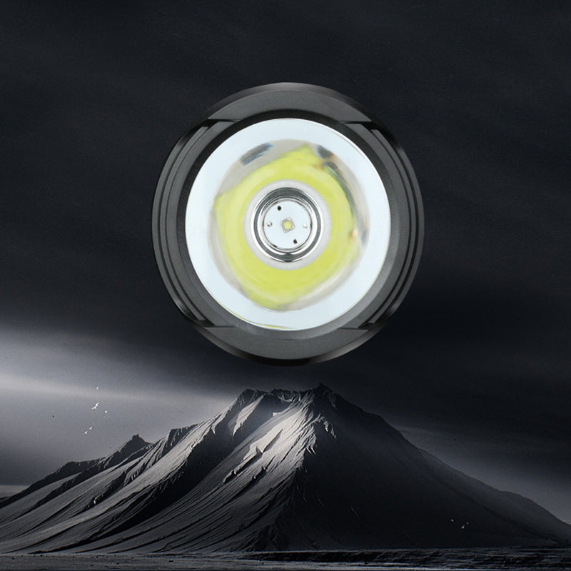 SupFire M9-F Portable Fall-proof Waterproof 340m 210Lumens 5Modes USB Rechargeable Multifunctional LED Search Light Work Light Camping Light-Black/Khaki